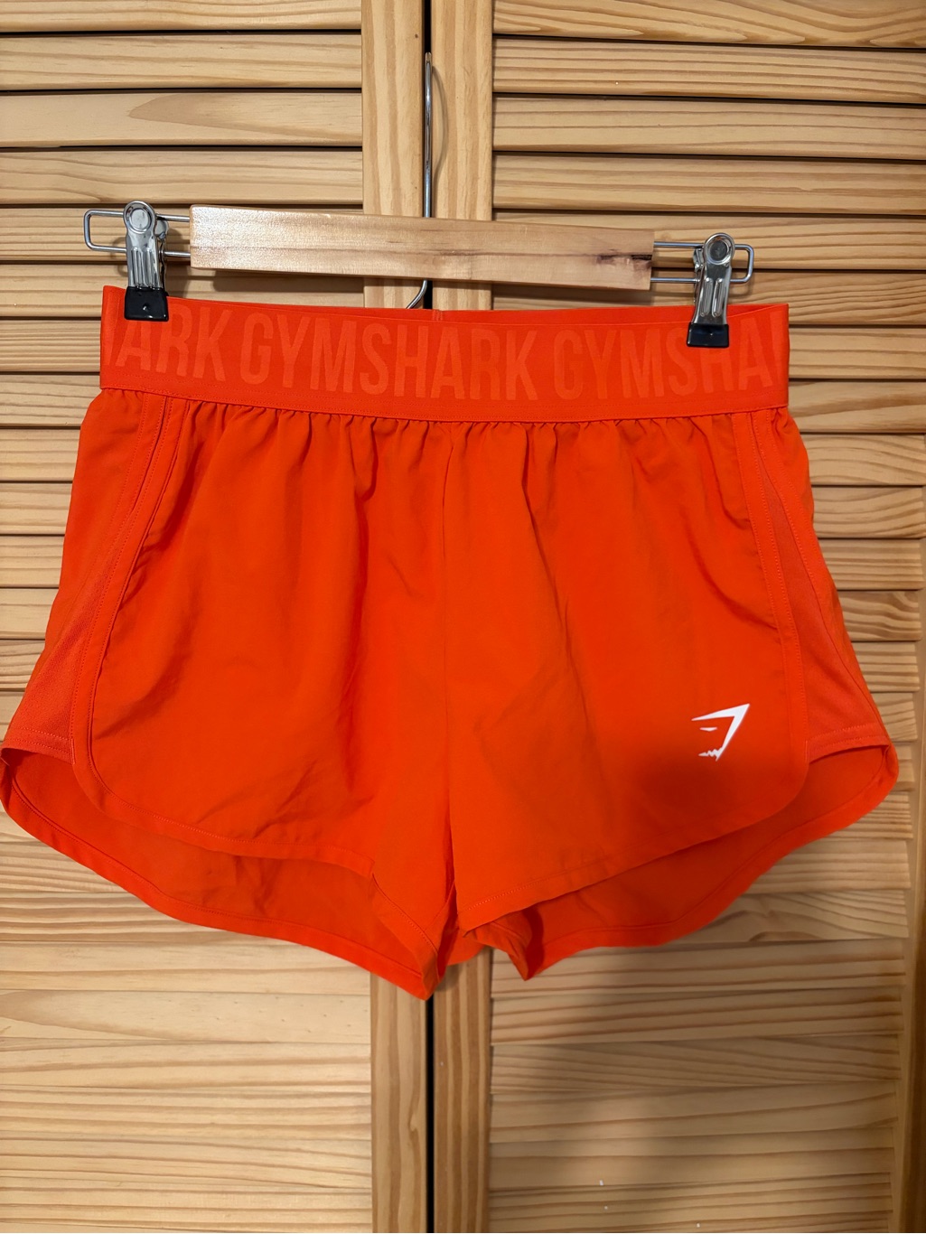 Gymshark Women's Bright Orange Running Shorts